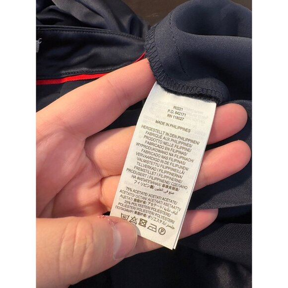 NEW Boden Wide-Leg Satin High-Rise Navy Blue Pockets Trousers Pants Women's 10 - Picture 10 of 15